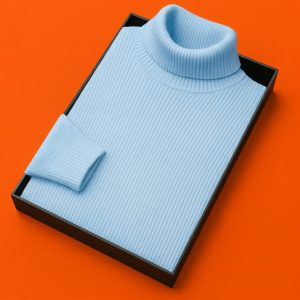 Mens Premium Winter High Neck(Sky)